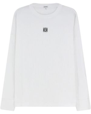 Loewe Long Sleeve T-Shirts - White