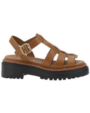 Prada Flat Sandals - Brown