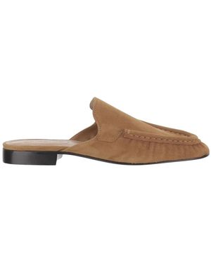 ARMARIUM Suede Mules - Bruin
