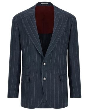 Brunello Cucinelli Tailor Blazer - Blauw