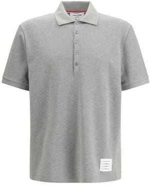 Thom Browne Polo Shirts - Grey