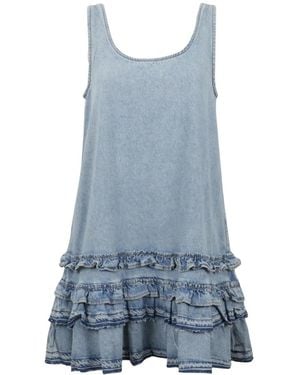 Ganni Short Dresses - Bleu