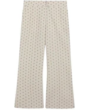Valentino Wide Trousers - Gris