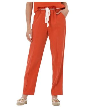 Liu Jo Straight Trousers - Orange