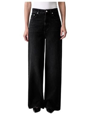 Ganni Rechte Jeans - Zwart