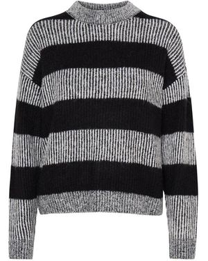 Ichi Round-Neck Knitwear - Nero