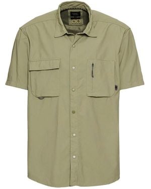 Camel Active Short Sleeve Shirts - Green