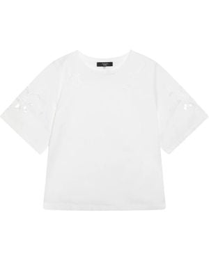 Weekend by Maxmara Tops ,Wit ,Katoen Targa Blouse