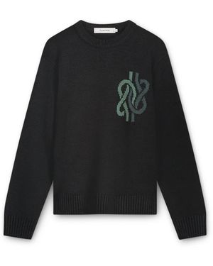 Filling Pieces Round-Neck Knitwear - Black