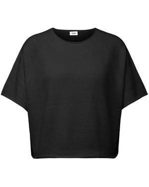 DRYKORN Moeny Kurzarm Pullover - Schwarz