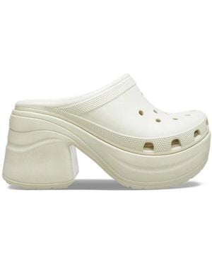 Crocs™ Heeled Mules - White
