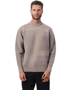 ARMANI EXCHANGE Round-Neck Knitwear - Grey
