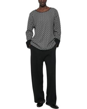 Marina Rinaldi Round-Neck Knitwear - Gris