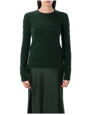 Ralph Lauren Damenbekleidung Strickwaren Dunkles Racing-Grün Aw25