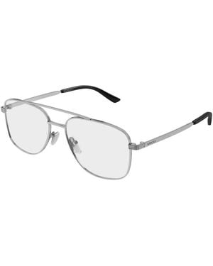 Gucci Aviator-Brille - Mettallic