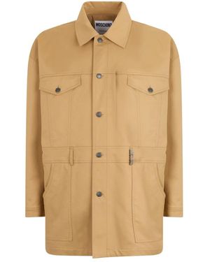 Moschino Jassen ,Katoen Katoenen Jas - Naturel
