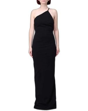 Solace London Kleedjes ,Zwart ,Polyester Alexandra Avondjurk