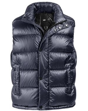 Add Jassen ,Blauw ,Nylon 205 Down Vest Shiny