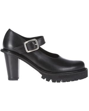 Comme des Garçons Court Shoes - Black