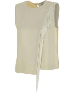 Kaos Sleeveless Tops - Natural