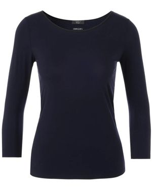 Marc Cain Extrem Zartes Langarmshirt - Blau