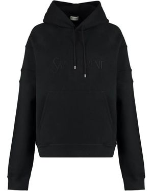 Saint Laurent Hoodies - Black
