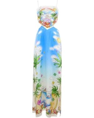 CASABLANCA Maxi Dresses - Blue