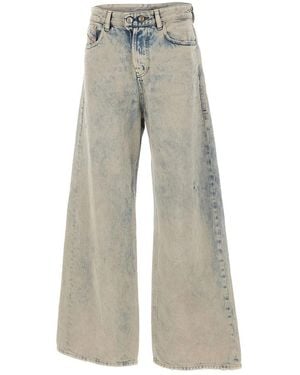 DIESEL Wide Jeans - Gray