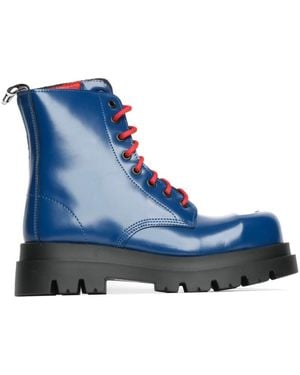 Cult Lace-Up Boots - Blue