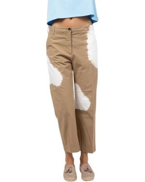 Nine:inthe:morning Cropped Trousers - Natural