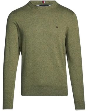 Tommy Hilfiger Round-Neck Knitwear - Green