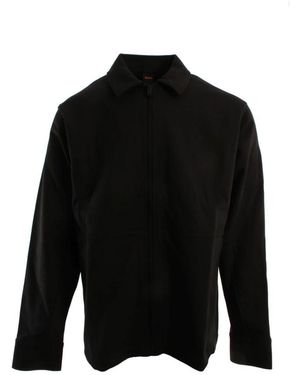 HUGO Pe Twist Lichtgewicht Overshirt - Zwart