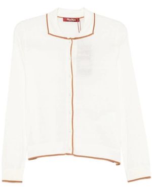 Max Mara Targa Cardigan - Wit