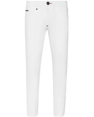 Philipp Plein Slim-Fit Jeans - Blanco