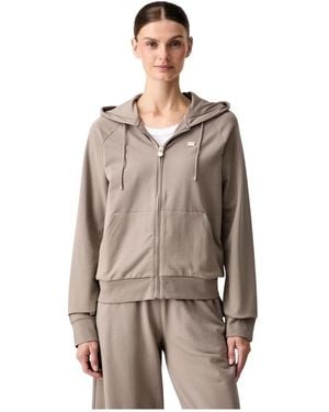 EA7 Core Lady Full-Zip Hoodie - Braun