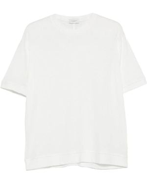 Paolo Pecora Katoenen Jersey T-Shirt - Wit