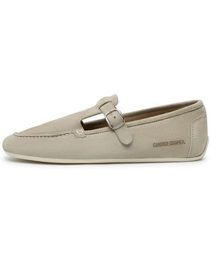 Candice Cooper Rock Mok Suède Loafers - Naturel