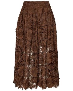 ROTATE BIRGER CHRISTENSEN Midi Skirts - Brown