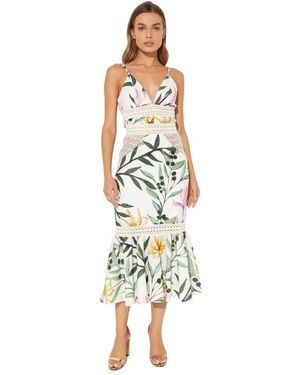 PATBO Midi Dresses - Metallic