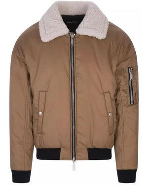 DSquared² Bomberjacke mit blattmuster - Braun