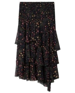 Isabel Marant Jupe Brigitte - Zwart