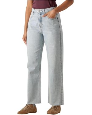 WITHBLACK Jeans ,Blauw Jeans Wblabigale Hw Straight Jeans