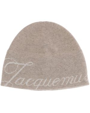 Jacquemus The Atelier Beanie - Grau