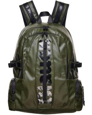 Blauer Schwarzer Cordura-Beschichteter Rucksack - Grün
