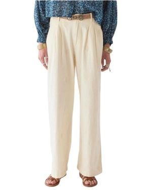 MAISON HOTEL Wide Trousers - Natural