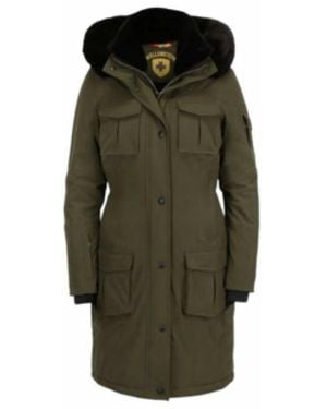 Wellensteyn Camouflage Damen Winterjacke Stilvolles Design - Grün