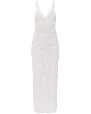 Balmain Knitted Dresses - Blanco