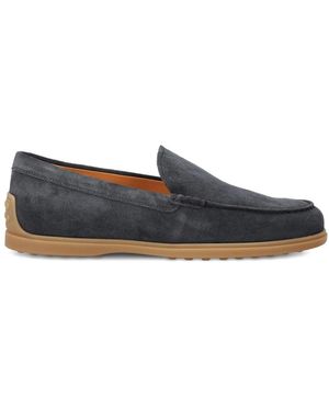 Tod's Schoenen ,Blauw ,Leer Gommino Loafer