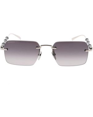 Gucci Accessoires ,Grijs ,Zonnebrillen