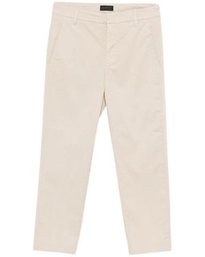 Dondup Cropped Trousers - Natural